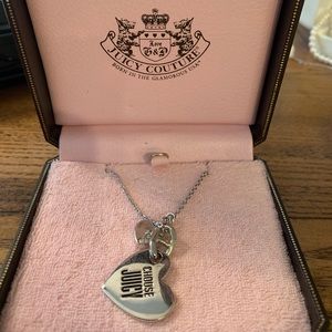 Juicy Couture heart necklace